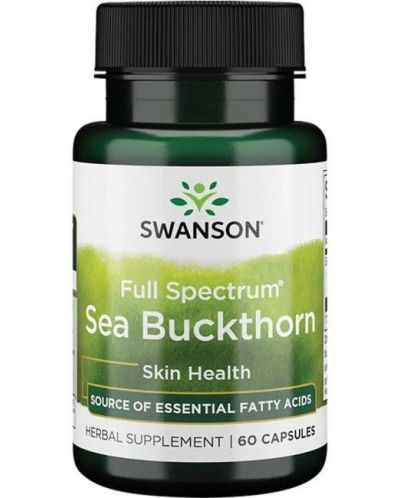 Full Spectrum Sea Buckthorn, 60 капсули, Swanson - 1