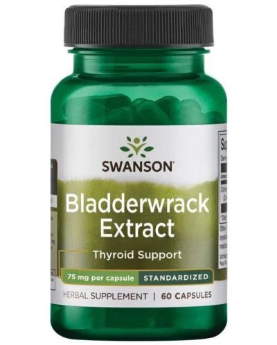 Bladderwrack Extract, 75 mg, 60 капсули, Swanson - 1