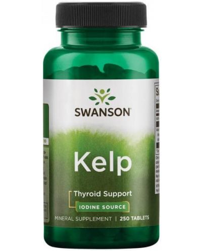 Kelp, 225 mcg, 250 таблетки, Swanson - 1
