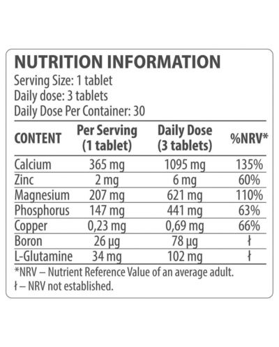 Ca Mg Zn, 90 таблетки, Dorian Yates Nutrition - 2