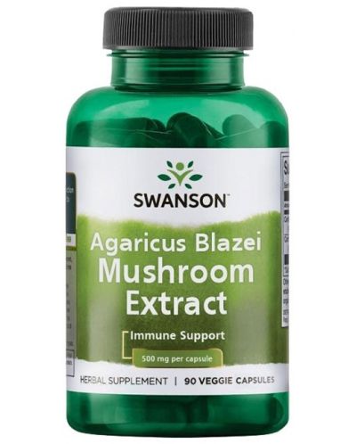 Agaricus Blazei Mushroom Extract, 90 капсули, Swanson - 1