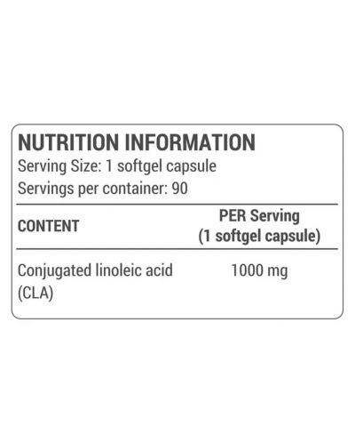 CLA, 1000 mg, 90 капсули, Dorian Yates Nutrition - 2