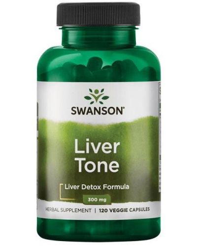 Liver Tone, 300 mg, 120 растителни капсули, Swanson - 1