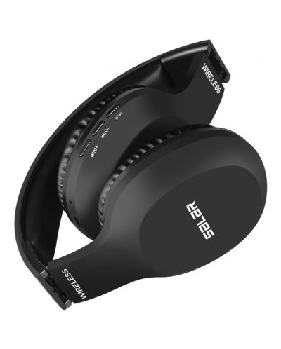 Безжични слушалки Somic - Salar N12, черни - 3