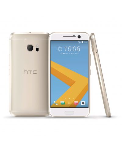 HTC 10 Topaz Gold (32GB)/5.2&quot; Quad HD/Qualcomm Snapdragon 820 (DC 2x2.2 GHz Kryo &amp; DC 2x1.6 GHz Kryo)/32GB/4GB/Cam. Front 5 MP/Main 12 MP(HTC UltraPixel 2)/NFC/USB-C v3.1/Li-Ion 3000 mAh/Quick Charge 3.0/Nano-SIM/4G/Android OS v6.0.1 (Marshmallow)/HTC Sen