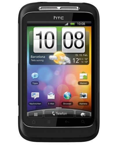 HTC Wildfire S - черен - 1