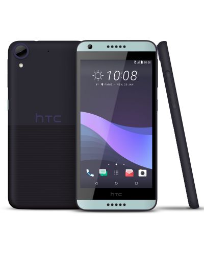 HTC Desire 650 Dark Blue /5.0" HD/IPS/Gorilla Glass 3/Quad-core 1.6 GHz Cortex-A7/Memory 16GB/1,5GB /microSD, up to 256 GB (dedicated slot) Cam. Front 5.0 MP/Main 13.0 MP Auto+Flash/BT 4.0, 802.11 b/g/n, GPS, A-GPS/Removable Li-Ion 2200 mAh/3G, Dual SIM ( - 1