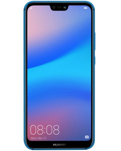 Смартфон Huawei P20 Lite, Dual SIM, Ane-LX1, 5.84", FHD, Син - 1