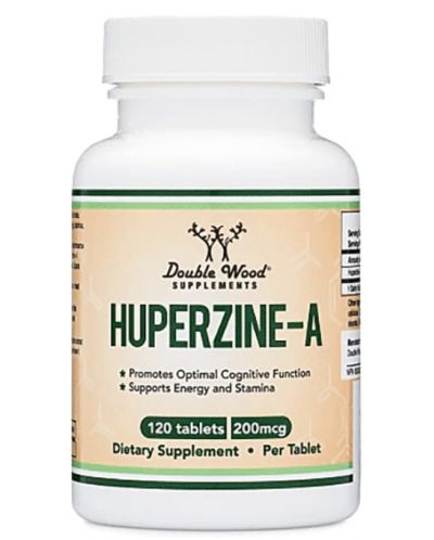 Huperzine-A, 200 mcg, 120 таблетки, Double Wood - 1