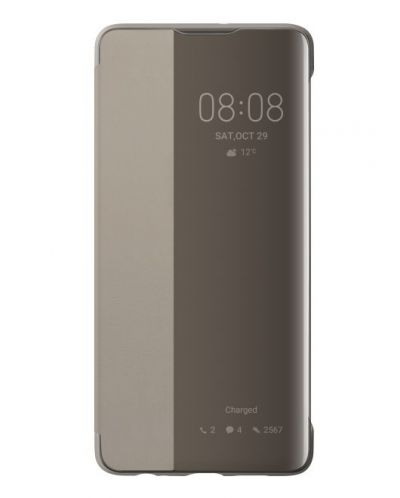 Калъф Huawei - Smart View Flip Elle, P30, бежов - 1