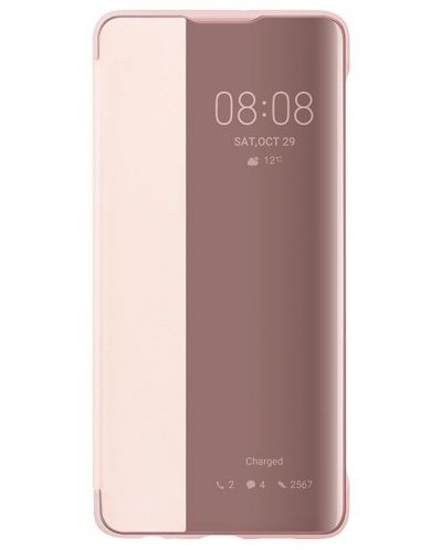 Калъф Huawei - Smart View Flip Elle, P30, розов - 1