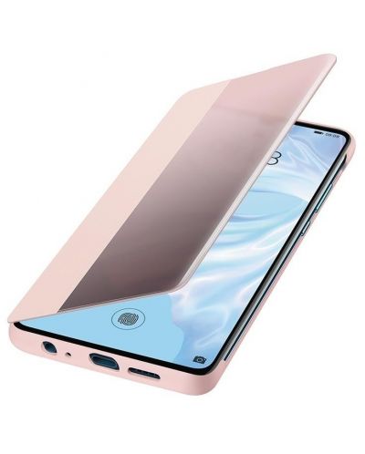 Калъф Huawei - Smart View Flip Elle, P30, розов - 4