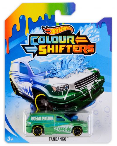 Количка Hot Wheels Colour Shifters - Fandango, с променящ се цвят - 1