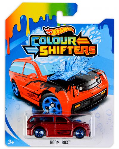 Количка Hot Wheels Colour Shifters - Boom Box, с променящ се цвят - 1