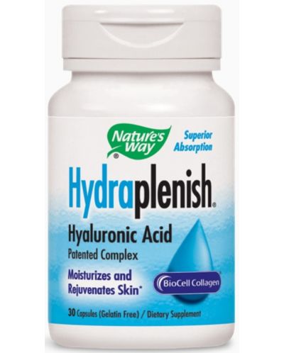 Hydraplenish Hyaluronic acid, 30 капсули, Nature’s Way - 1