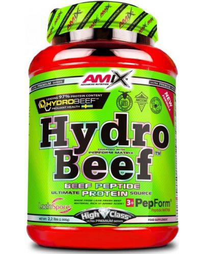 HydroBeef, двоен шоколад с кокос, 1000 g, Amix - 1