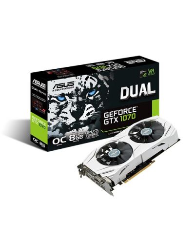 Видеокарта Asus GeForce GTX 1070 Dual (8GB GDDR5) + подарък PLAYERUNKNOWN'S BATTLEGROUNDS - 1