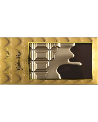I Heart Revolution Chocolate Палитра сенки Golden Bar, 16 цвята - 3