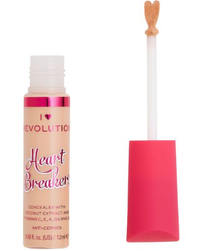 I Heart Revolution Heartbreakers Течен коректор за лице Biscuit, 12 ml - 2