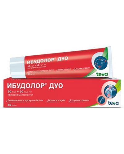 Ибудолор Дуо Гел, 60 g, Teva - 1