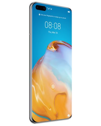 Смартфон Huawei P40 Pro, 6.58", 256GB, бял - 4