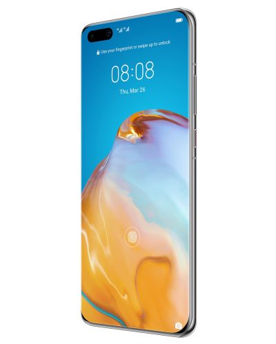 Смартфон Huawei P40 Pro, 6.58", 256GB, бял - 3
