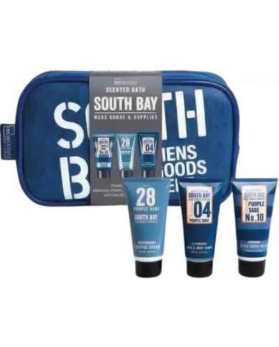 IDC Institute Мъжки комплект Scented Bath South Bay Mens, 4 части - 1