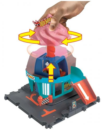 Игрален комплект Hot Wheels City - Магазин за сладолед, с количка - 4