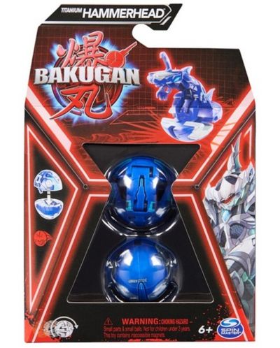 Игрален комплект Bakugan - Titanium Hammerhead - 1