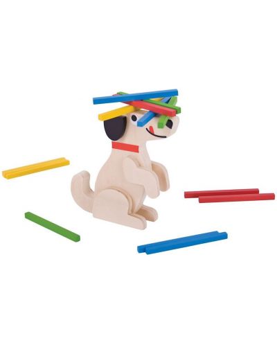 Игра за баланс Bigjigs  - Куче с пръчици за подреждане - 1