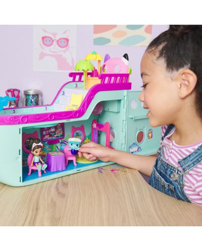 Игрален комплект Gabby's Dollhouse - Круизен кораб - 8