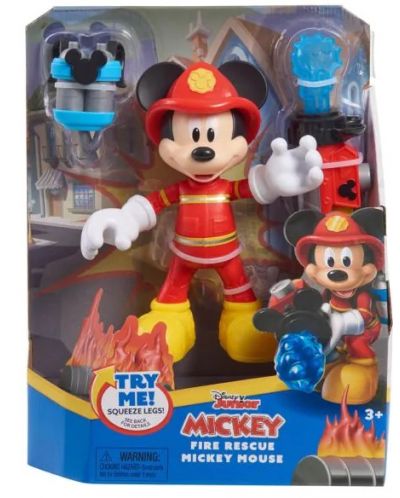 Игрален комплект Just Play Disney Junior - Мики Маус пожарникар, а аксесоари - 1