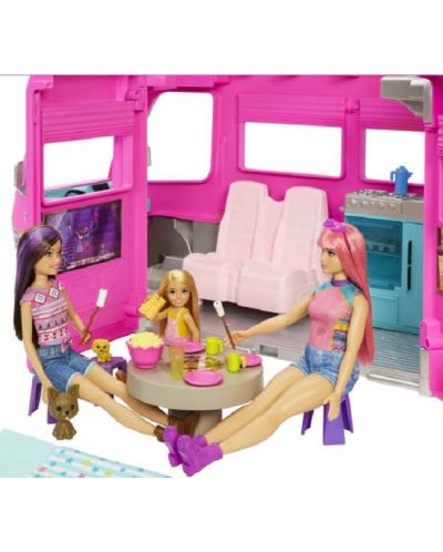 Игрален комплект Barbie - Мечтан кемпер - 4