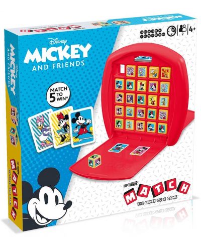 Игра с карти и кубчета Top Trumps Match - Мики и Приятели - 1