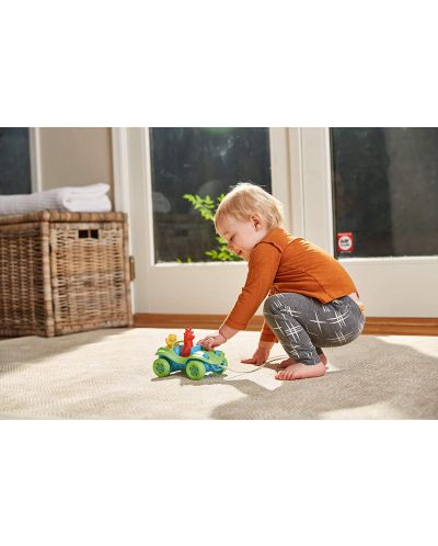 Играчка за дърпане Green Toys - Бъги, зелено - 3