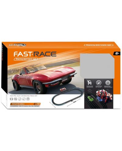 Игрален комплект Ocie - Fast Race, Писта с кола и контролер - 1