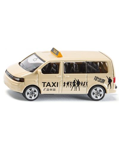 Метална количка Siku Private cars - Такси миниван Volkswagen Sharan, 1:55 - 1