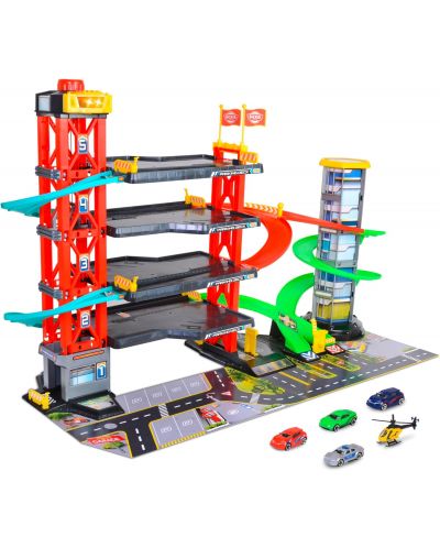 Игрален комплект Dickie Toys - Паркинг гараж - 4