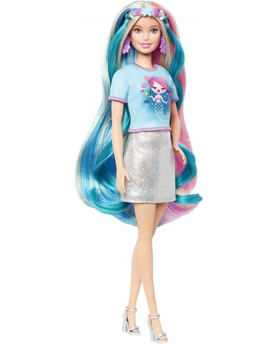 Игрален комплект Barbie - Барби с приказна коса - 3