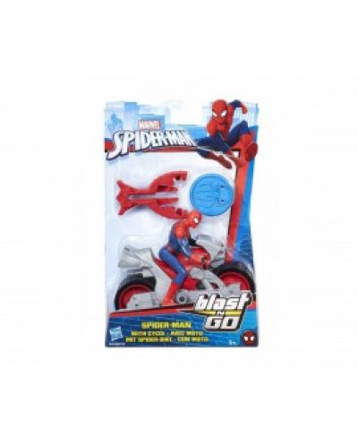 Игрален комплект Hasbro Spiderman - Фигурка с превозно средство, асортимент - 1