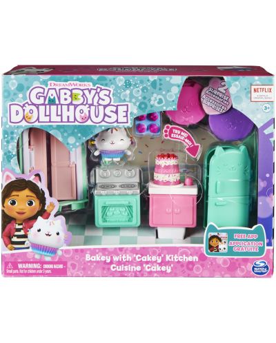 Игрален комплект Gabby's Dollhouse - Кухня с фигурка - 7