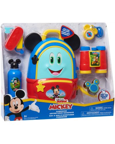 Игрален комплект Just Play Disney Junior - Раница на Мики Маус, с аксеосоари - 2