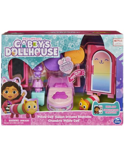 Игрален комплект Gabby's Dollhouse - Спалня с фигурка - 7