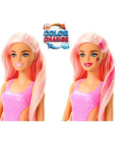 Игрален комплект Barbie Pop Reveal - Кукла с изненади, Ягодова лимонада - 4
