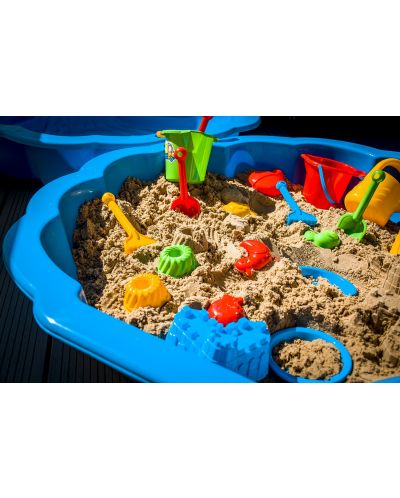 Играчки за пясък Marioinex - Гребло, лопатка и формички - 5