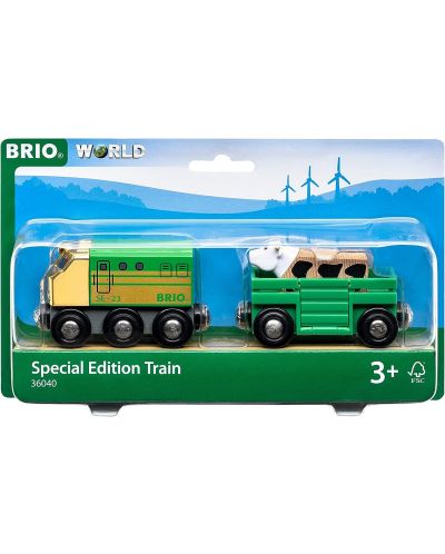 Игрален комплект Brio World - Селскостопанско влакче, специално издание - 4