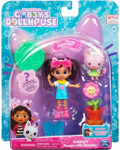 Игрален комплект Gabby's Dollhouse - Градината на Габи - 1