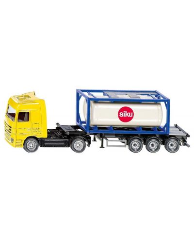 Метална количка Siku Super - Камион с контейнер, 1:87