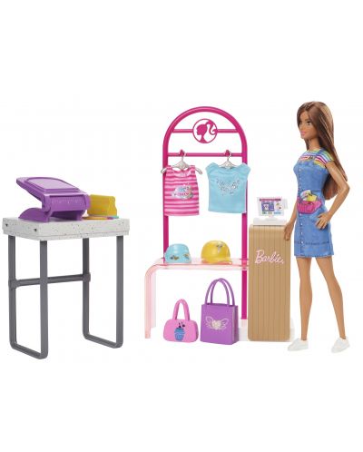 Игрален комплект Barbie - Моден бутик - 1
