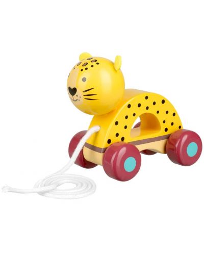 Играчка за дърпане Orange Tree Toys - Леопард - 1